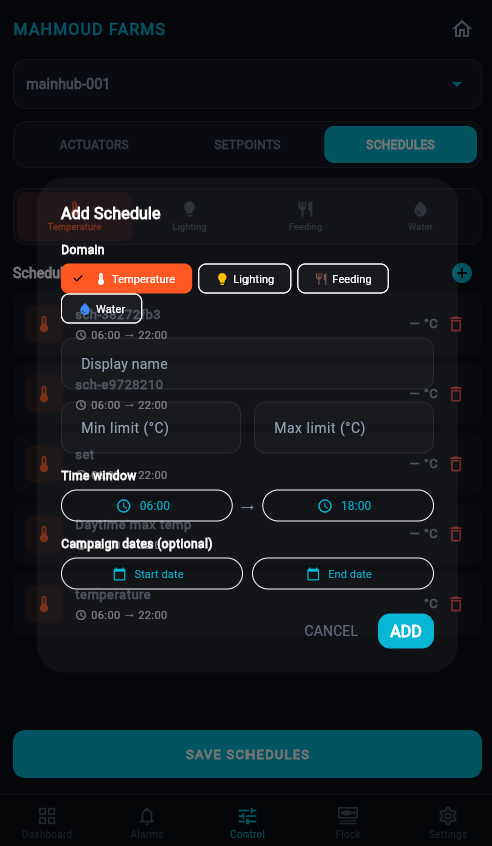 Schedule Management